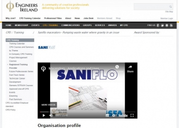 Saniflo video presentation